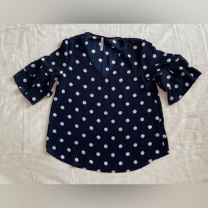 Navy Blouse